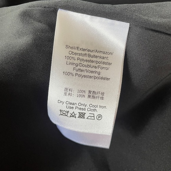 Donna Karan Solid Black Tie Belt Blazer Jacket Size 10 NWT - Picture 9 of 11